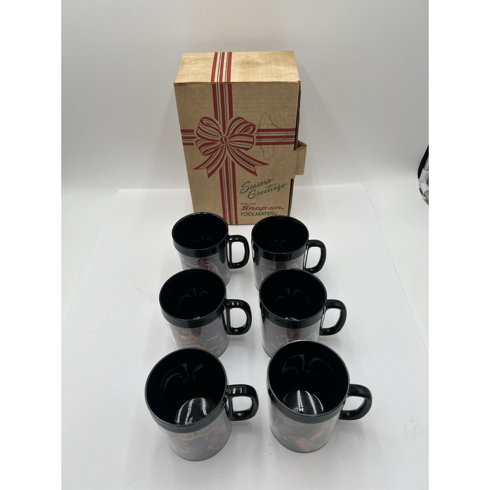 1988 Toolmate Edition Snap-On Tools Thermo Coffee cups / mugs vintage pinups
